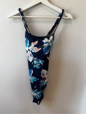 Women’s Navy Floral One-Piece Swimsuit